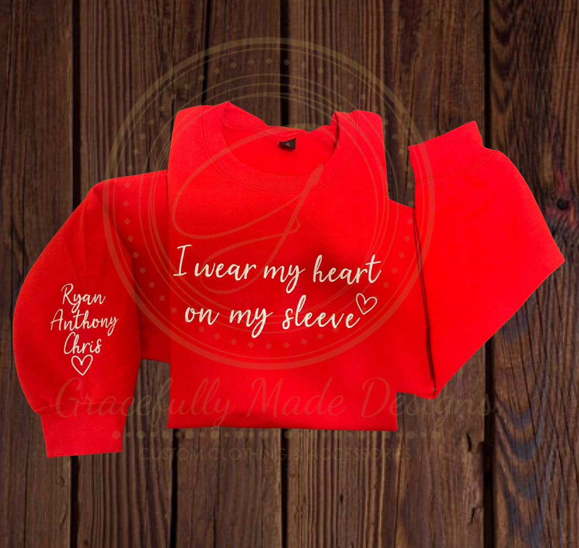 Heart on my Sleeve Sweatshirt