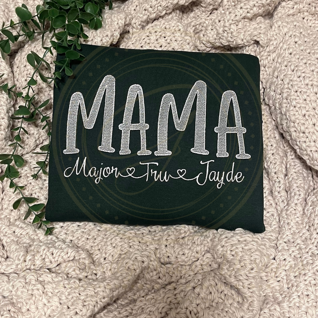 Mama Sketch Letter Sweatshirt